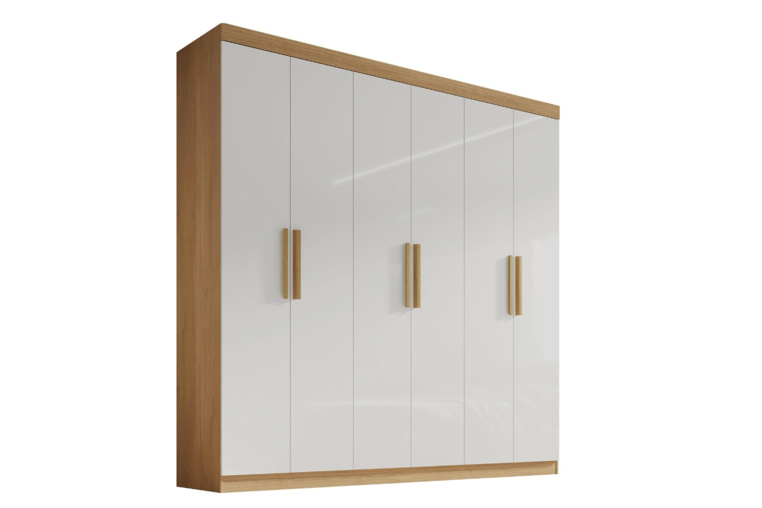 Guarda-roupa D'Doro Colibri 6 Portas — Cinamomo / Off-White