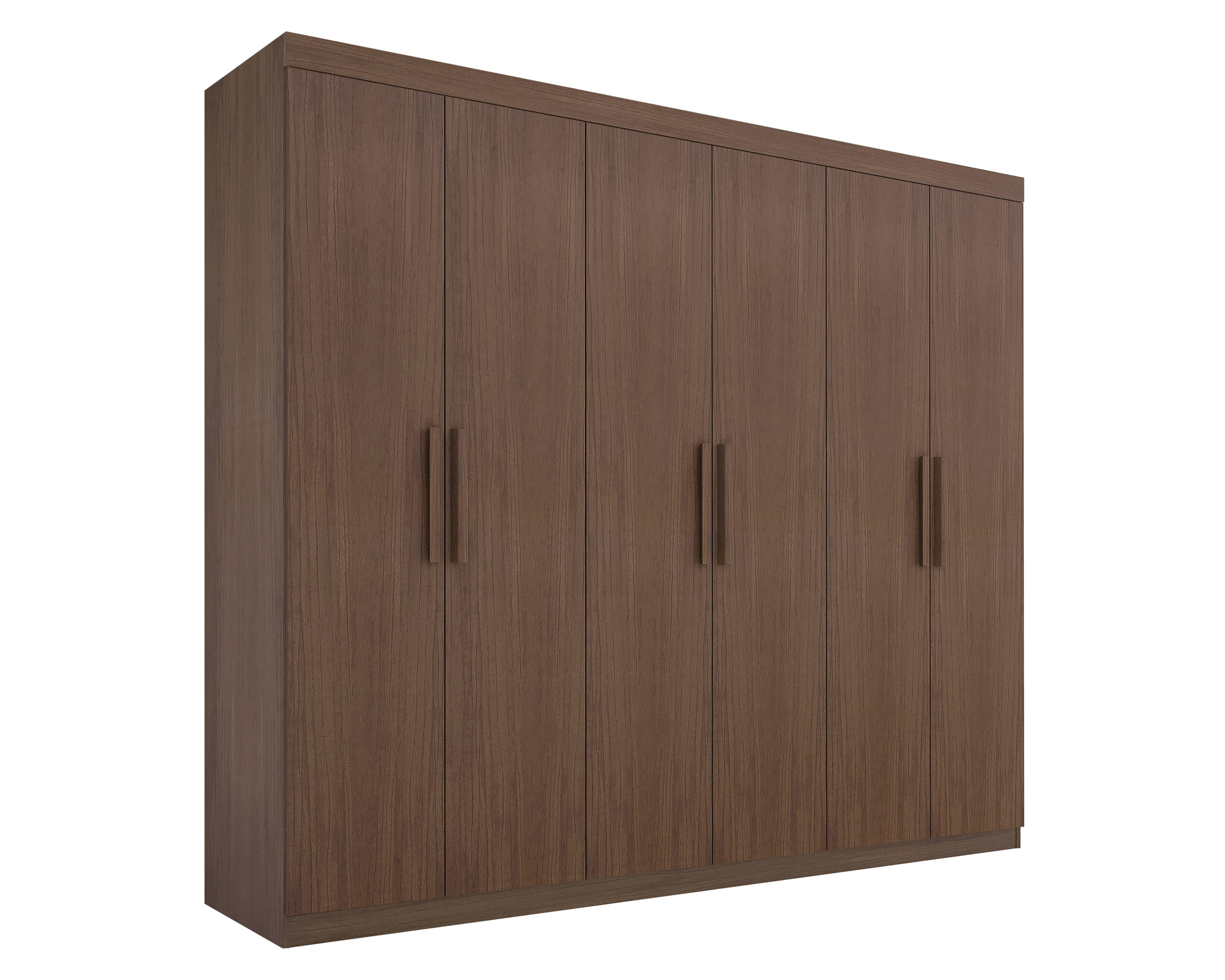 Guarda-roupa D'Doro Colibri 6 Portas — Castanho