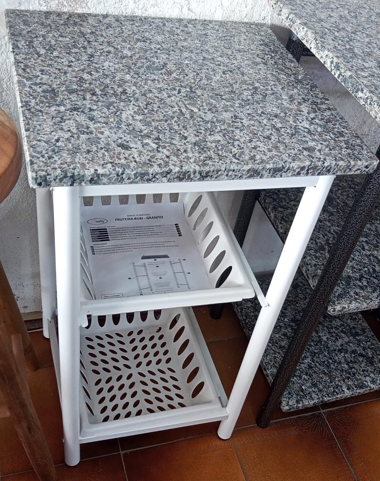 Fruteira Quality Rubi-P — Branco