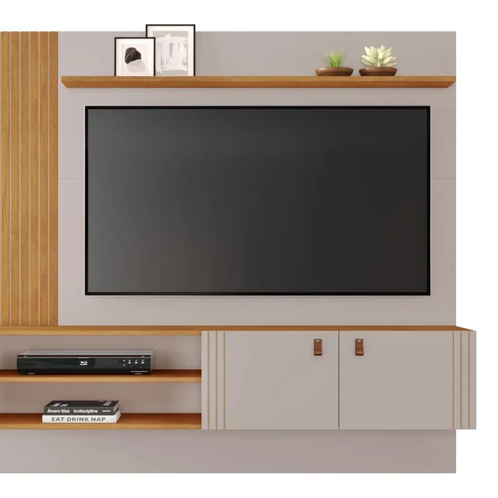 Painel JCM Preciso Para TV de Até 65' — Cinamomo off-white