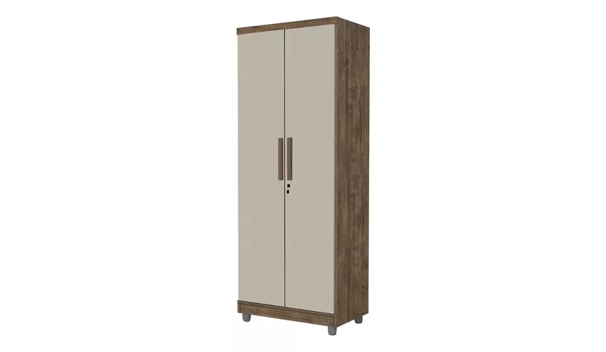 Multiuso São Miguel Ouro 2 portas — Canela/off white