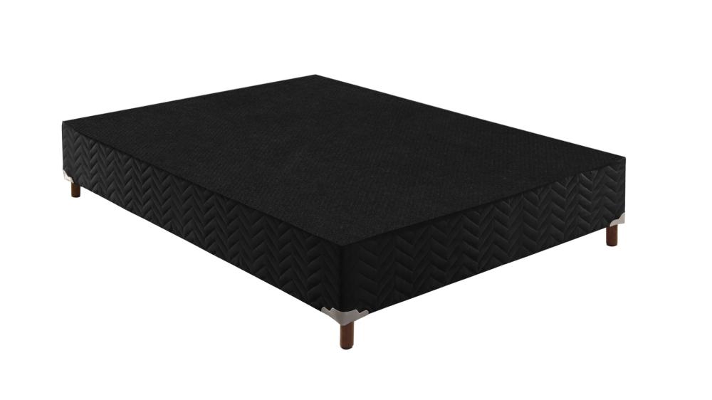 Cama de Casal Paropas Base Box 138x30 — Preto