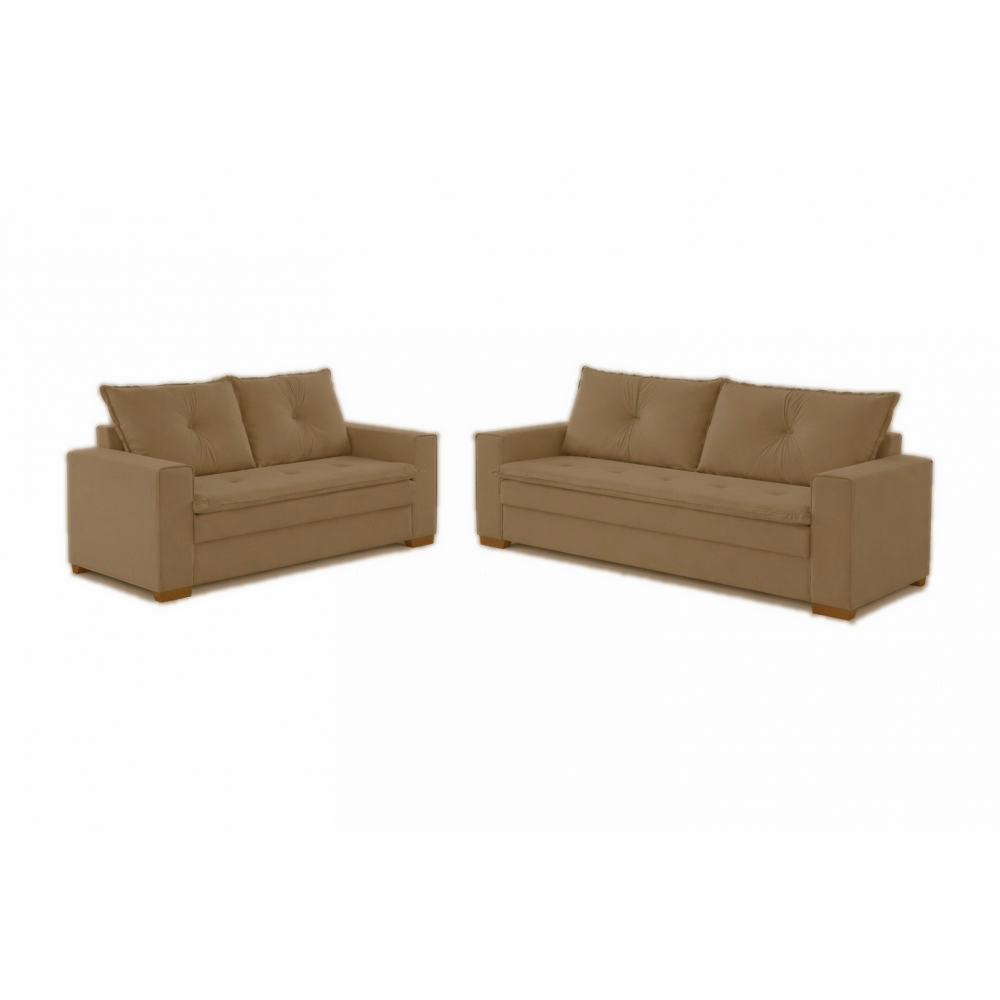 Conjunto de Sofá Lufer 3055 3.2 Lugares Florianópolis — 2154