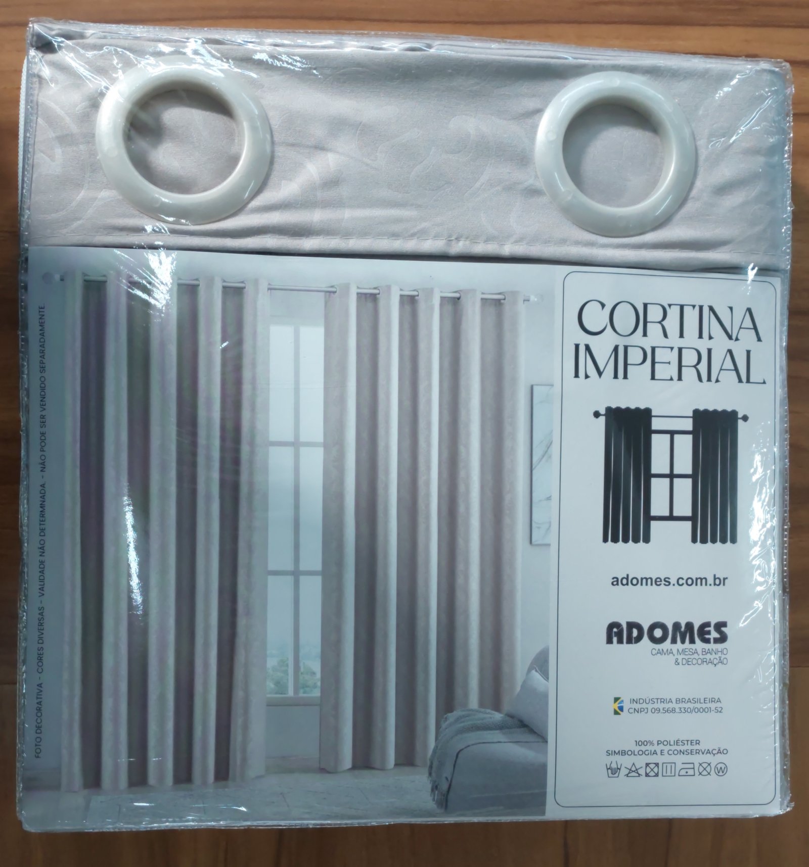 Cortina Adomes Imperial 1,60m x 2,00m — Taupe