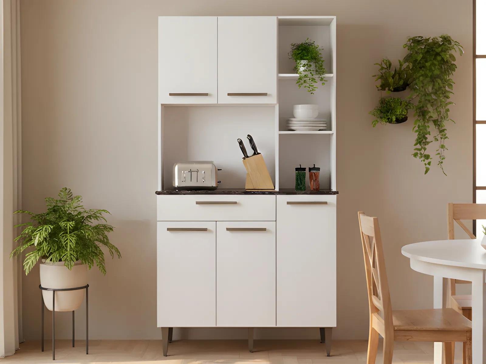 Armário de Cozinha Batrol Carol 7046 — Branco
