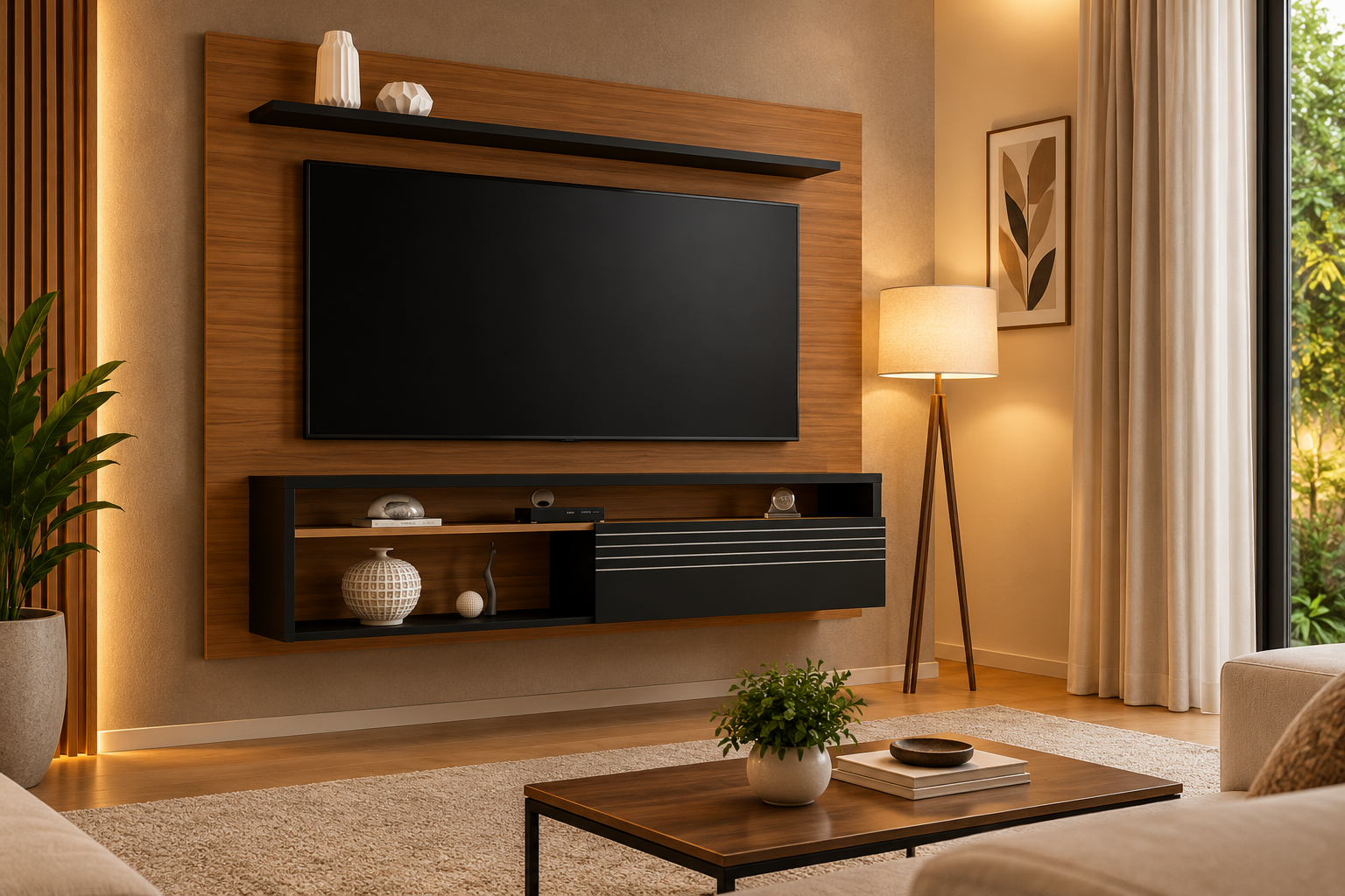 PAINEL NOTÁVEL NT 1100 — FREIJÓ / PRETO